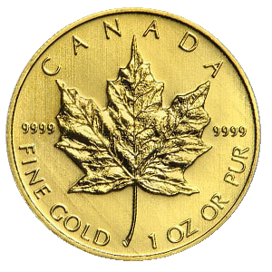 Gold Canadian Maple Leaf Price